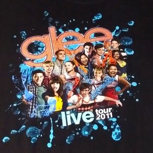 glee!!! XL black concert t-shirt 2011 tour